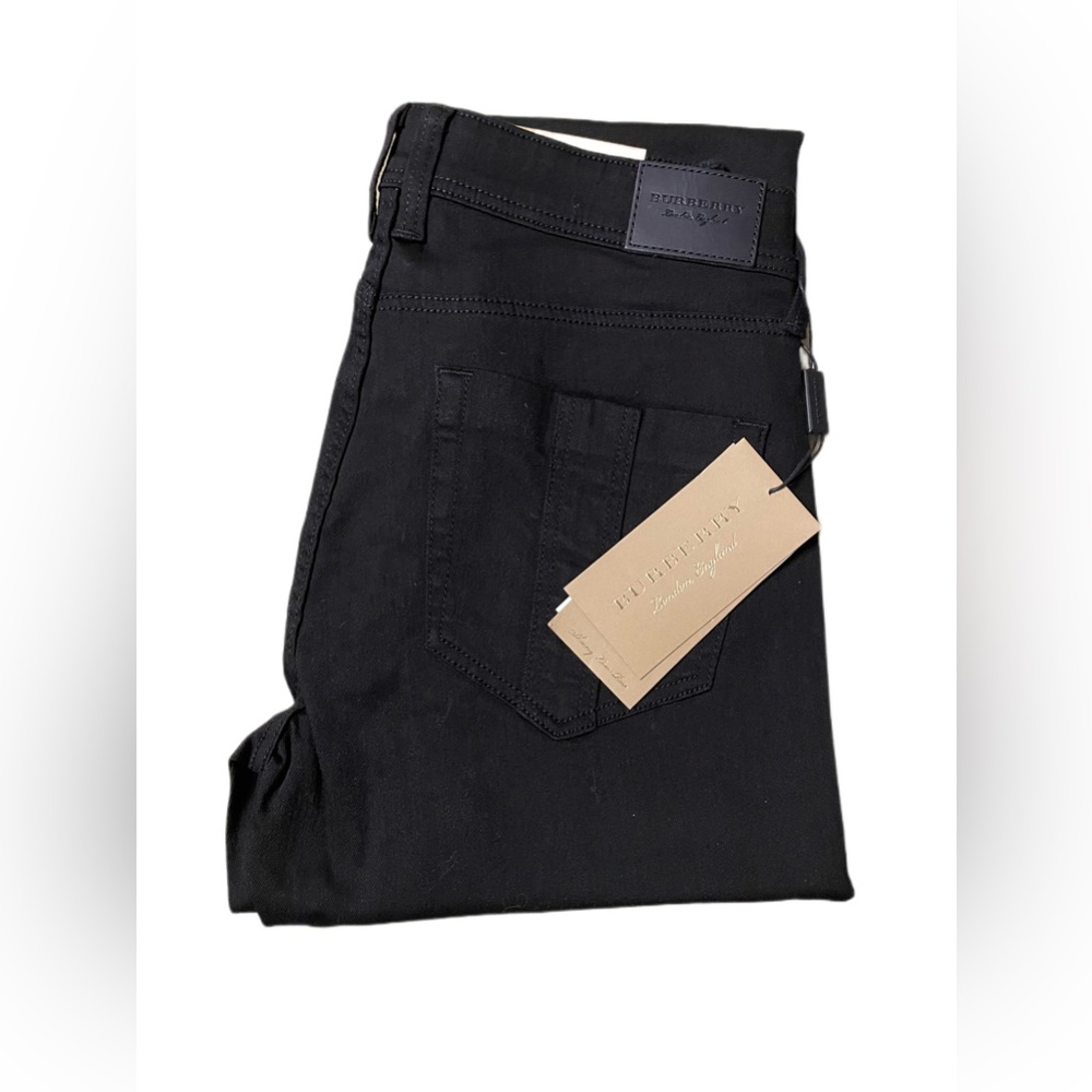 Burberry Women’s Skinny Low Rise Jeans Black NWT